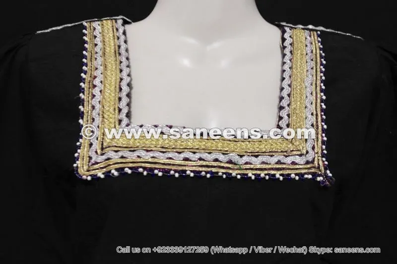 Pashtun Bridal Black Gown Dress