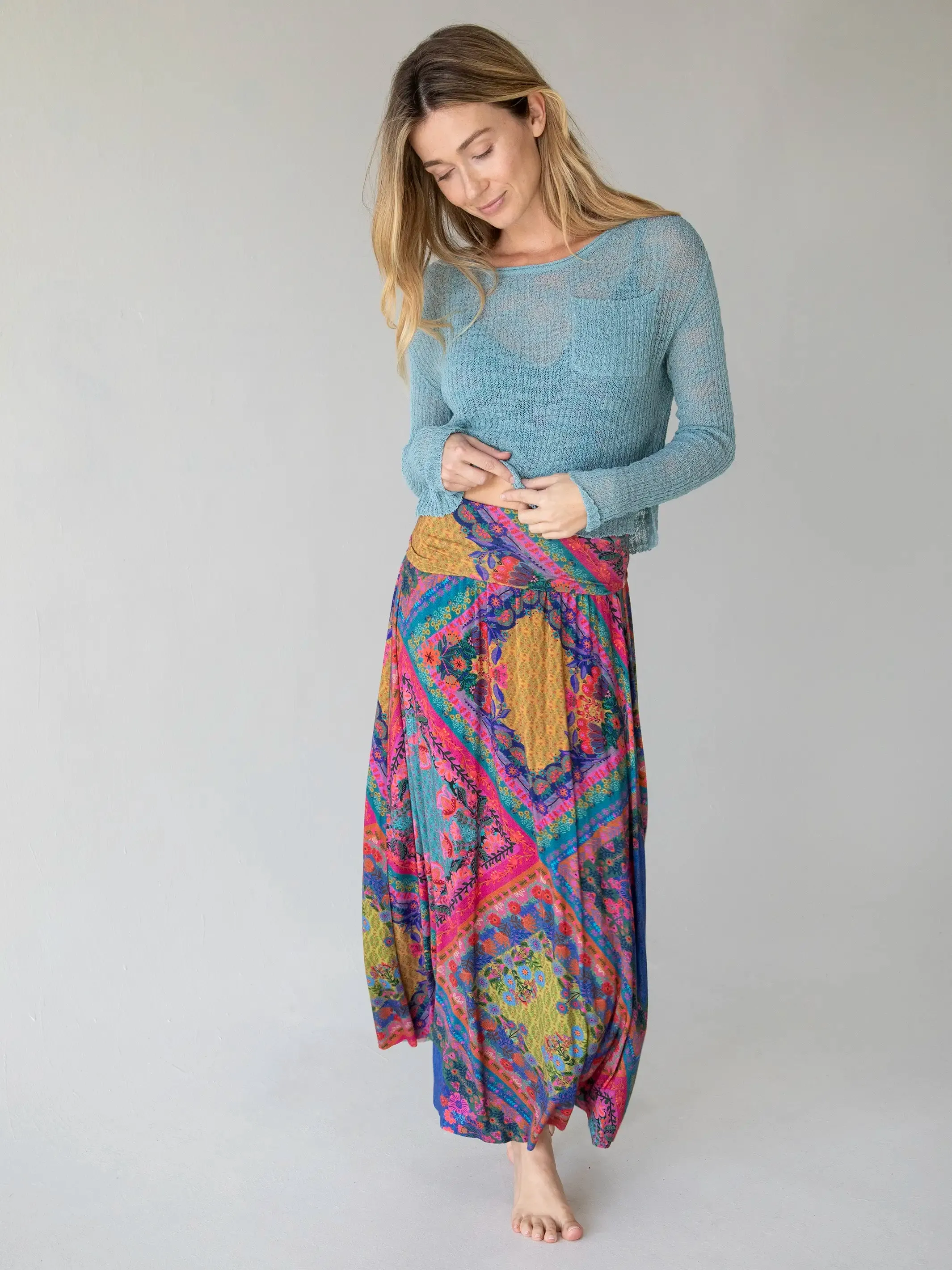 Patti Layering Sweater - Light Blue