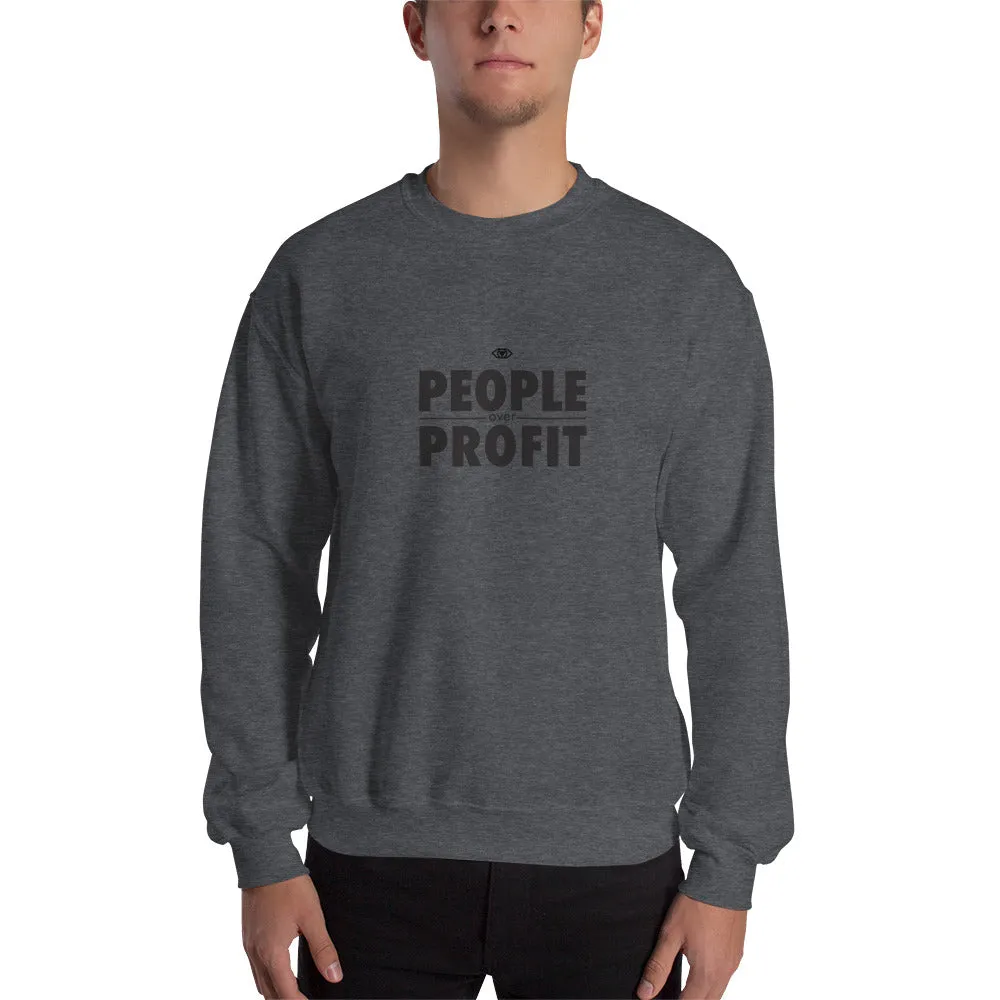 People over Profit Unisex Sweatshirt