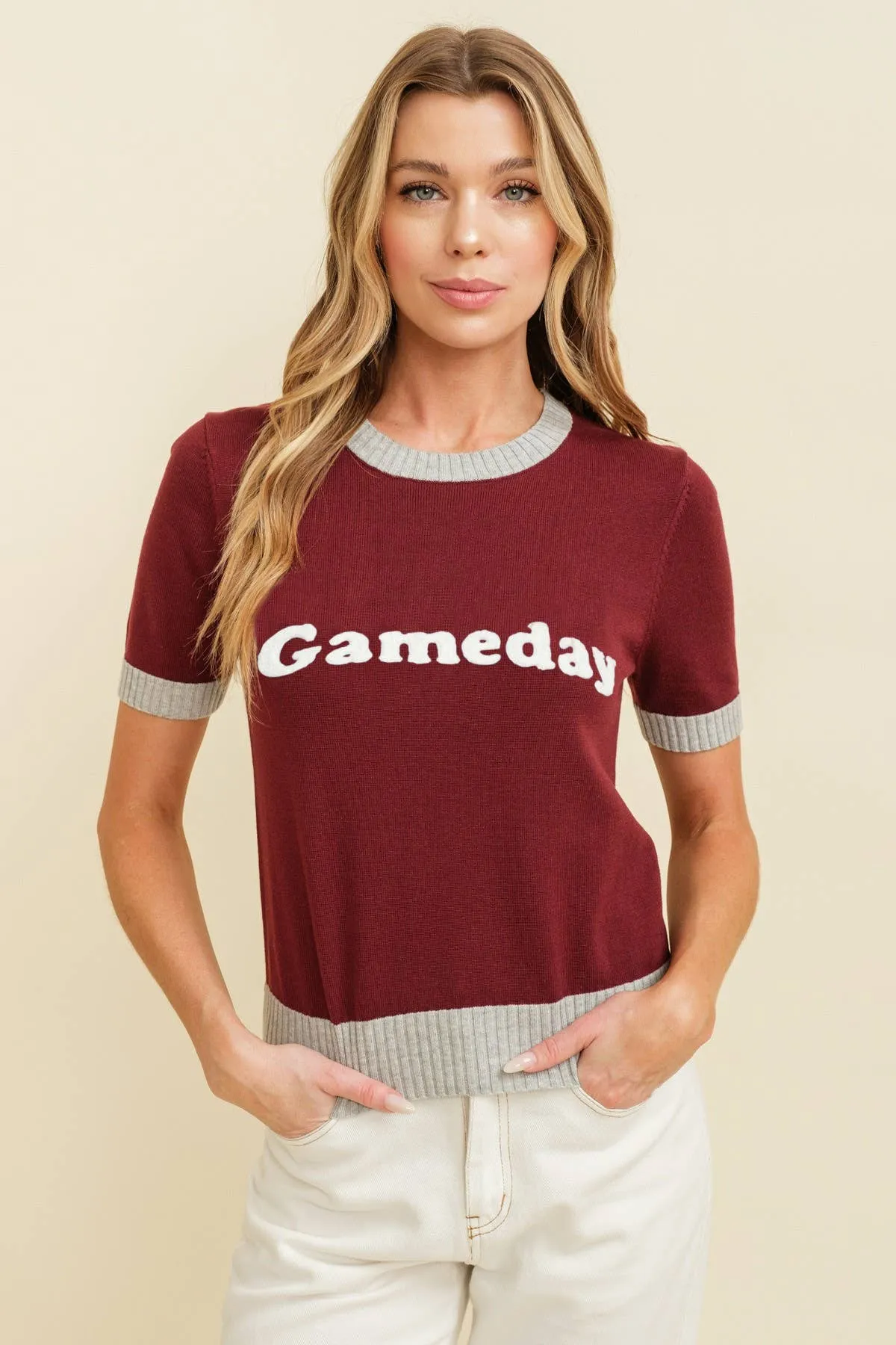 Perfect "GAMEDAY" Sweater Top