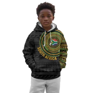 Personalised South Africa African Tribal Pattern Kid Hoodie Chest Arm Tattoo LT15