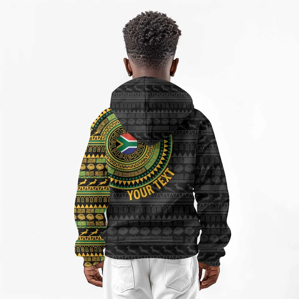 Personalised South Africa African Tribal Pattern Kid Hoodie Chest Arm Tattoo LT15