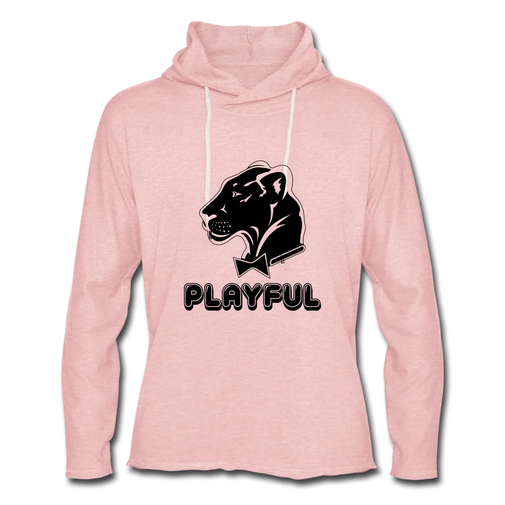 Playful Pink (Unisex) Lightweight Terry Hoodie