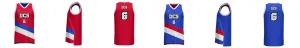 Portland Blazers-Inspired Reversible 3HP V Neck Basketball Singlet Design Your Own Custom