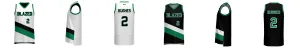 Portland Blazers-Inspired Reversible 3HP V Neck Basketball Singlet Design Your Own Custom