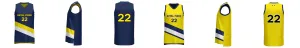 Portland Blazers-Inspired Reversible 3HP V Neck Basketball Singlet Design Your Own Custom