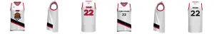 Portland Blazers-Inspired Reversible 3HP V Neck Basketball Singlet Design Your Own Custom