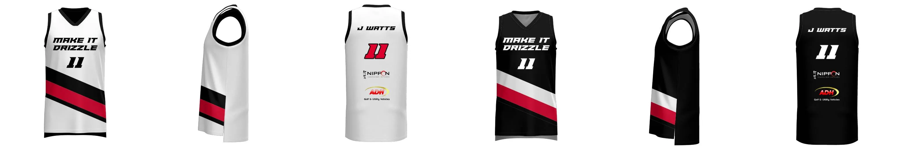 Portland Blazers Reversible 3HP V Neck Basketball Singlet Design Your Own Custom