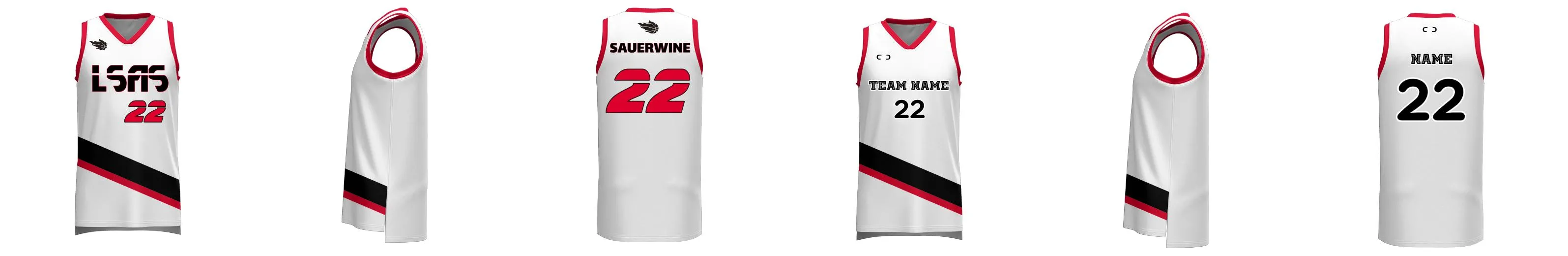 Portland Blazers Reversible 3HP V Neck Basketball Singlet Design Your Own Custom