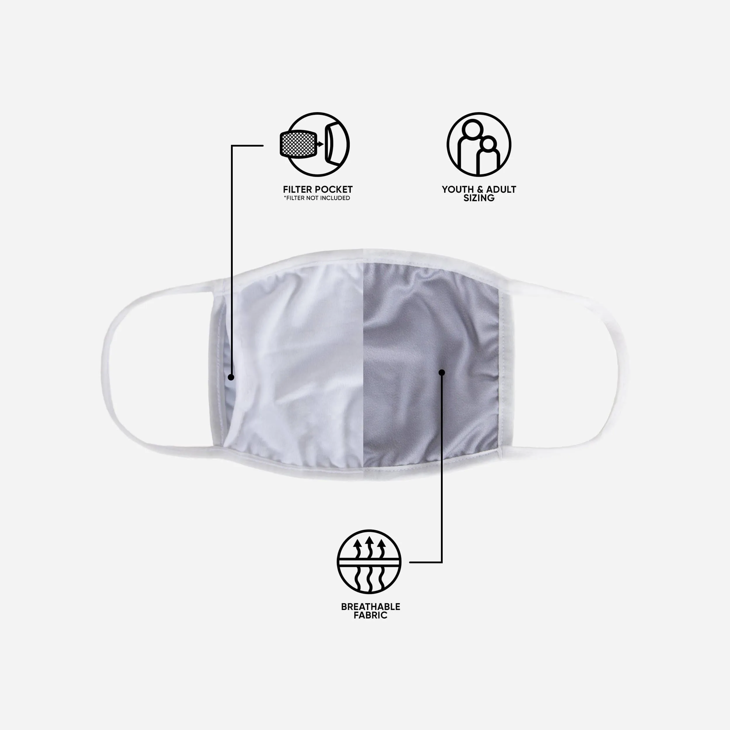 Portland Trail Blazers 3 Pack Face Cover