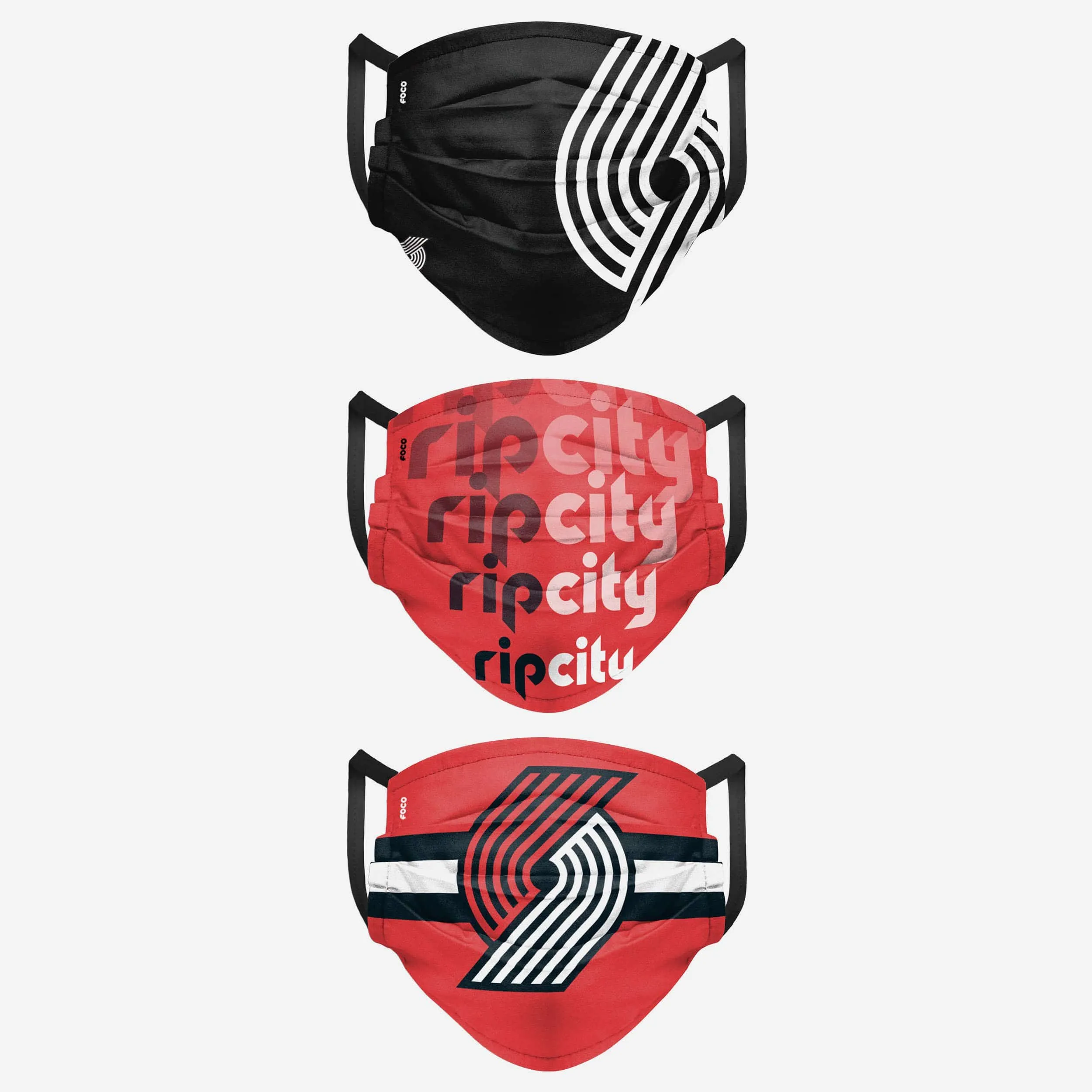 Portland Trail Blazers Matchday 3 Pack Face Cover