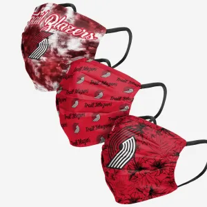 Portland Trail Blazers Womens Matchday 3 Pack Face Cover