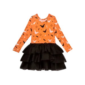 Posh Peanut Halloween Long Sleeve Tulle Dress in Hendrix