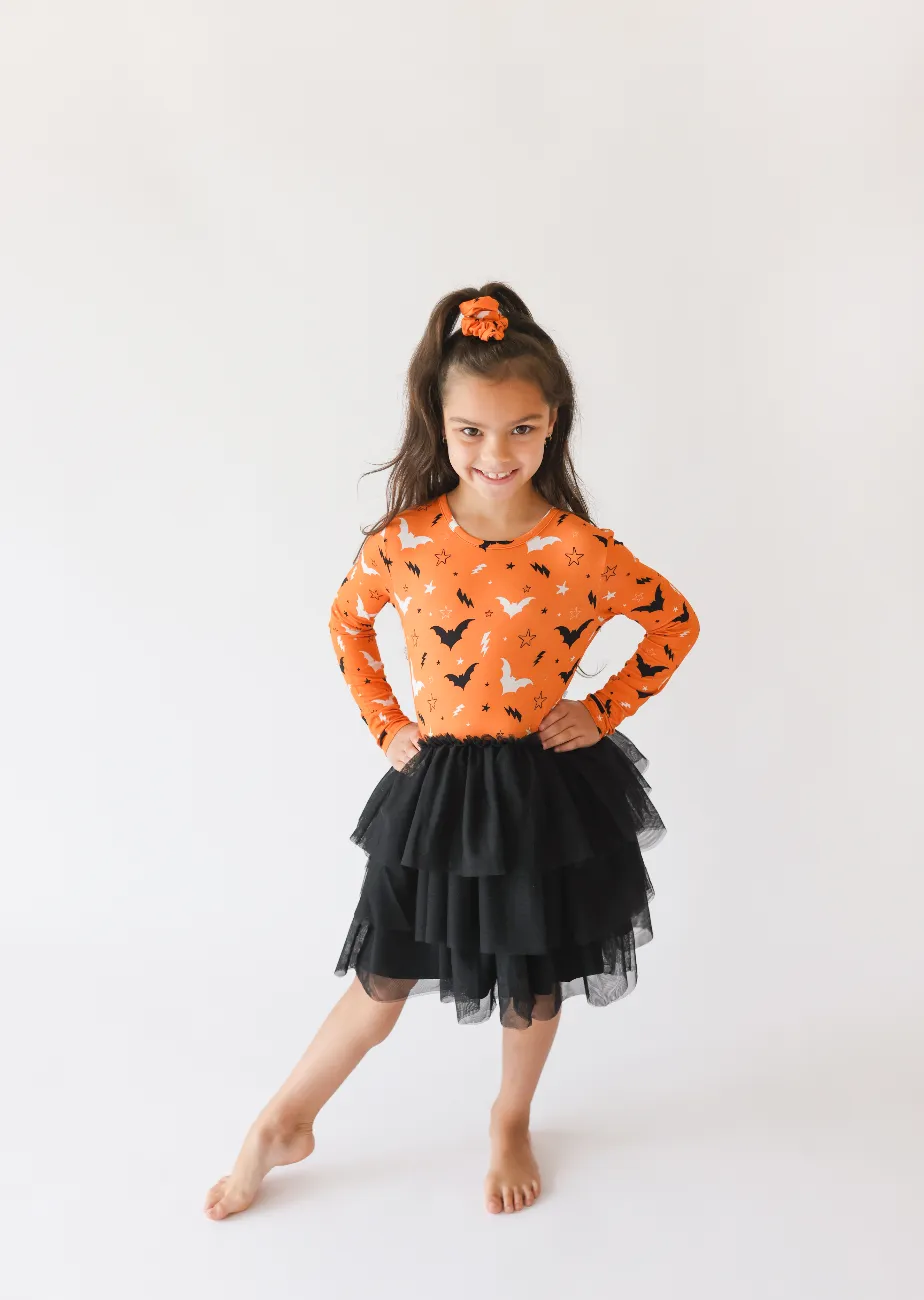 Posh Peanut Halloween Long Sleeve Tulle Dress in Hendrix