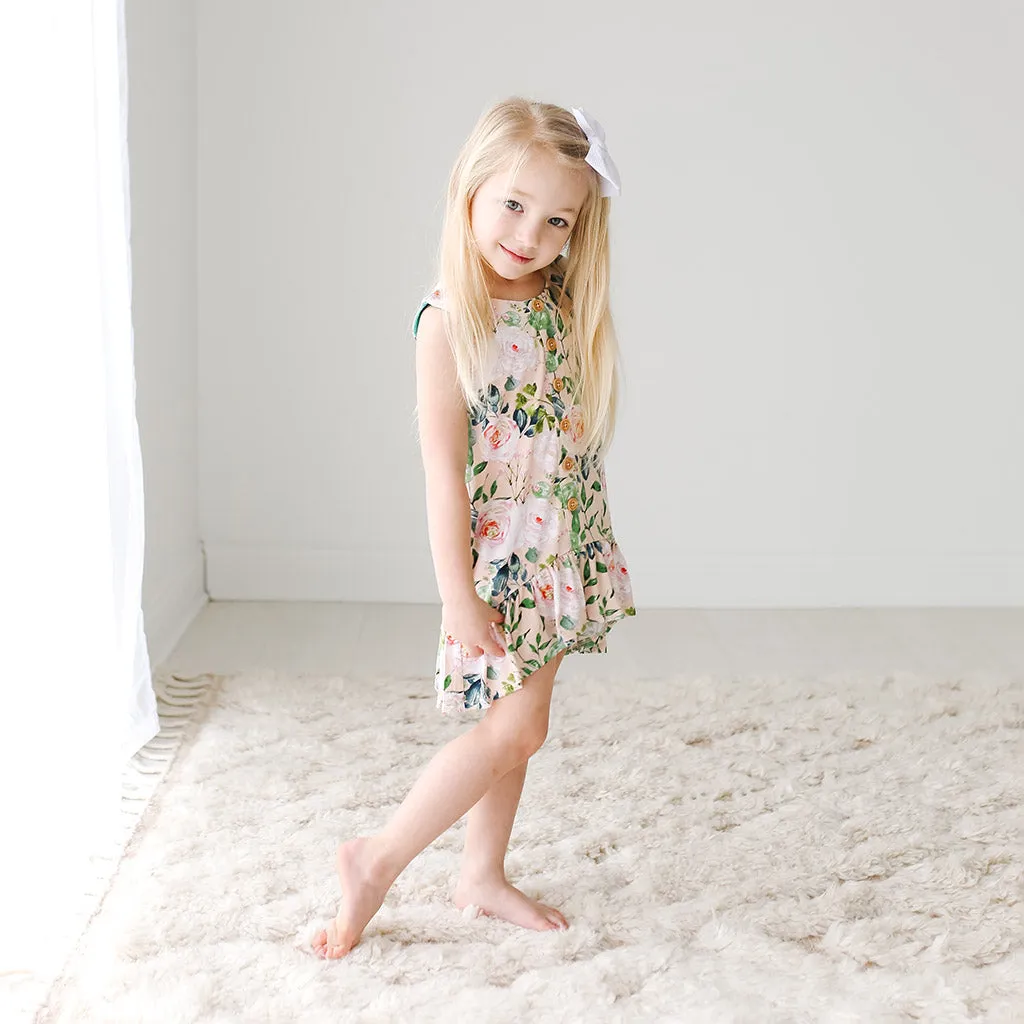 Posh Peanut Harper Henley Sleeveless Hi Low Dress