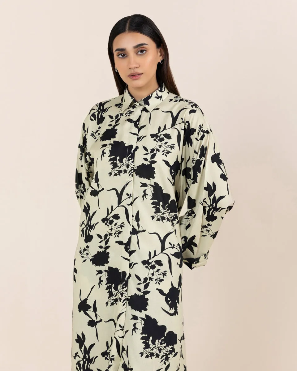 Printed Arabic Lawn Shirt