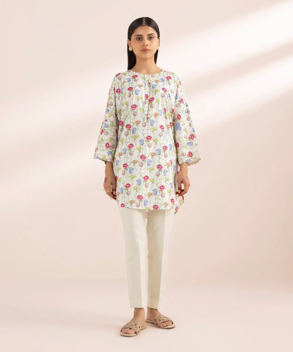 Printed Cotton Viscose Shirt