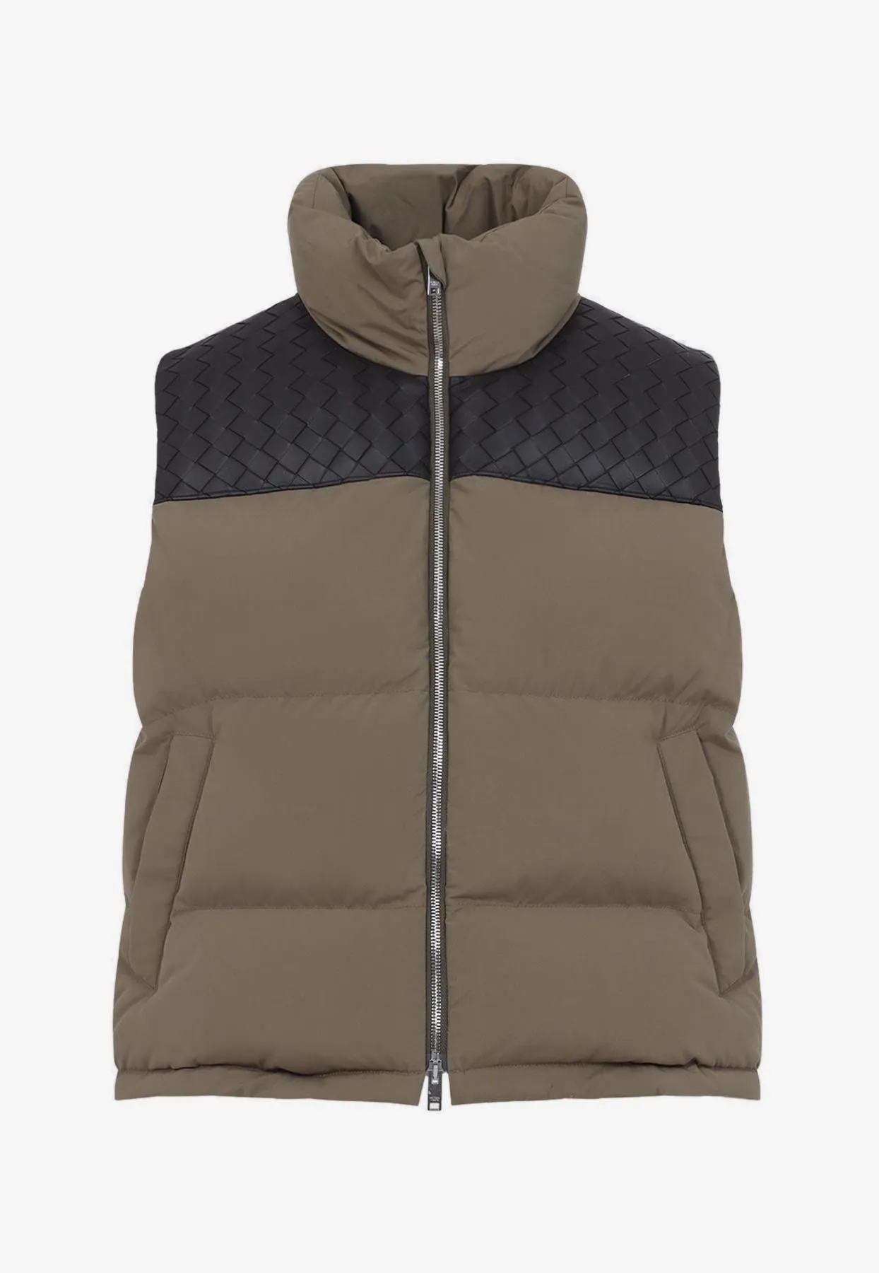 Puffer Intrecciato Gilet