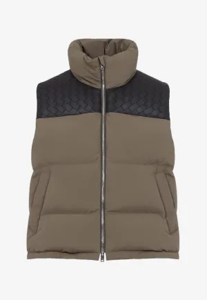 Puffer Intrecciato Gilet