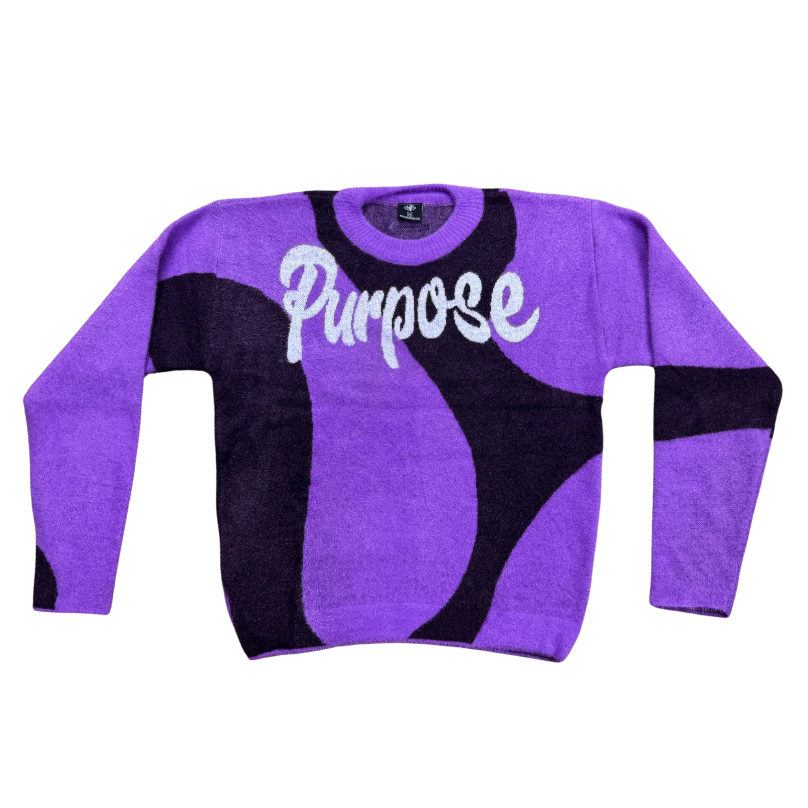 Purple Mohair Sweater