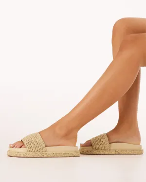 Quartilla Sandals - Natural Raffia