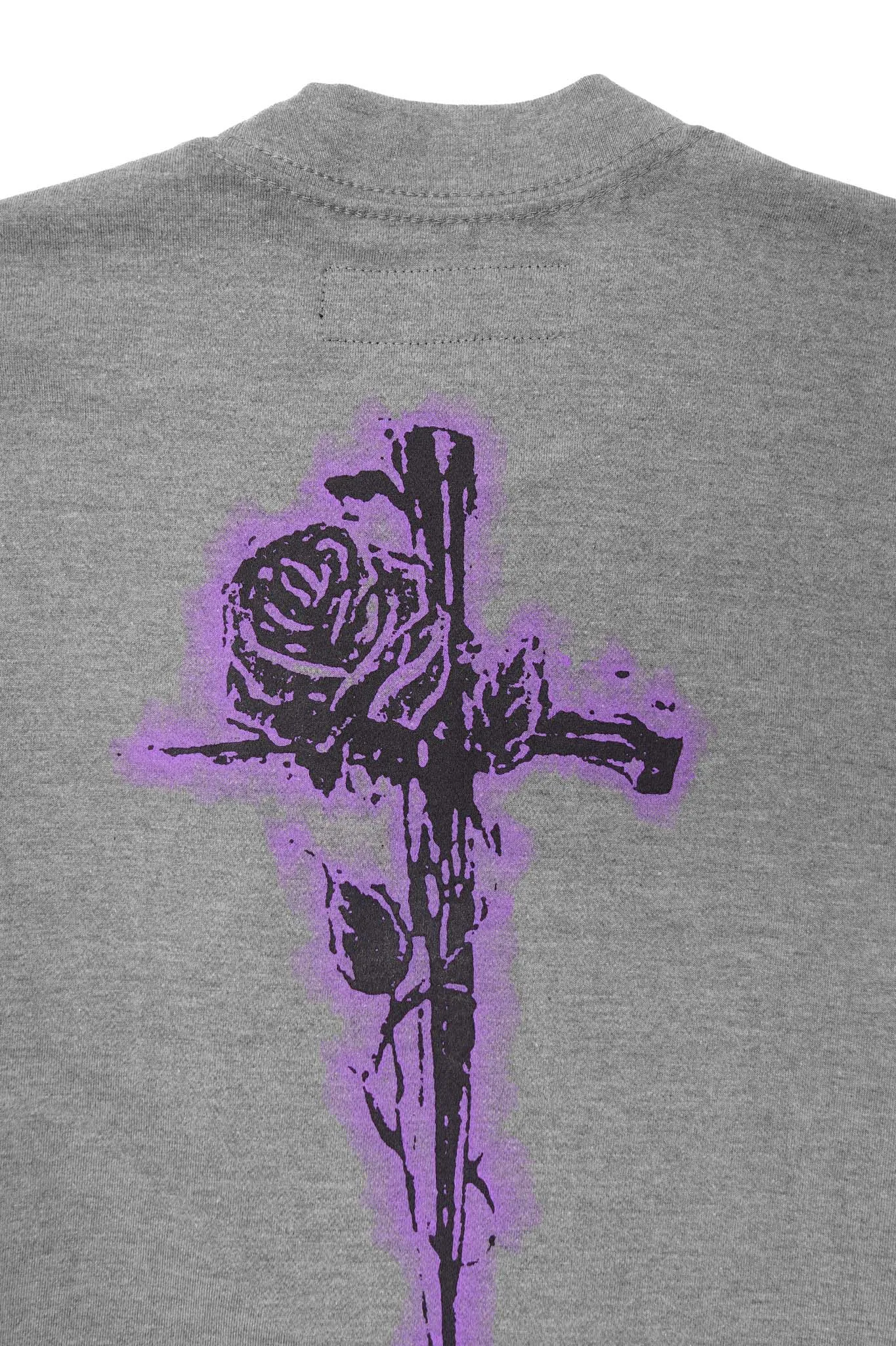 "CITY OF ANGELS" TEE IN HEATHER GREY