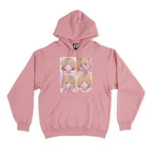 "Cuties" Basic Hoodie Light Pink