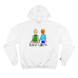 raw sushi "RAW LOVE" Champion Hoodie
