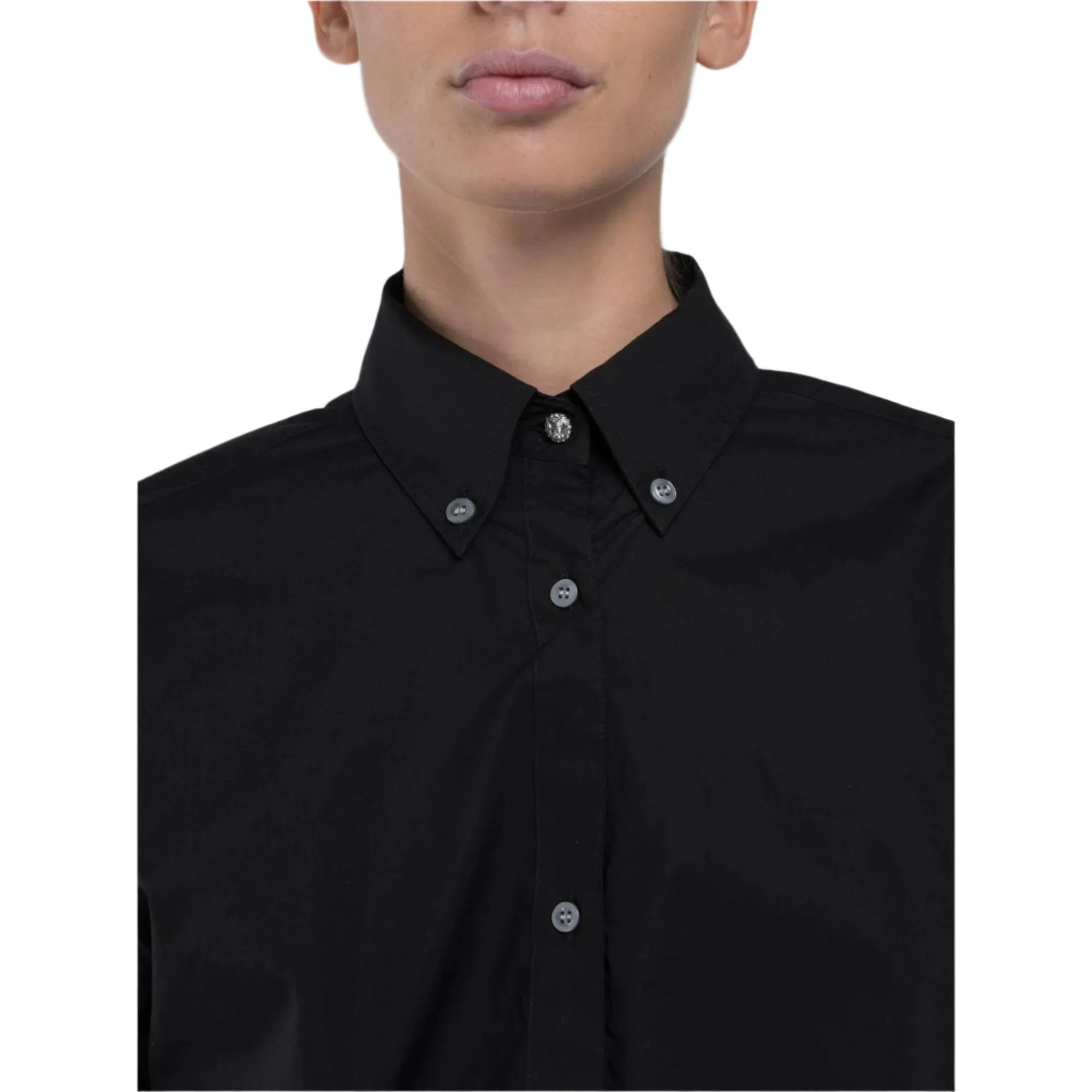 Replay Women's Boxy Shirt With Drawstring
