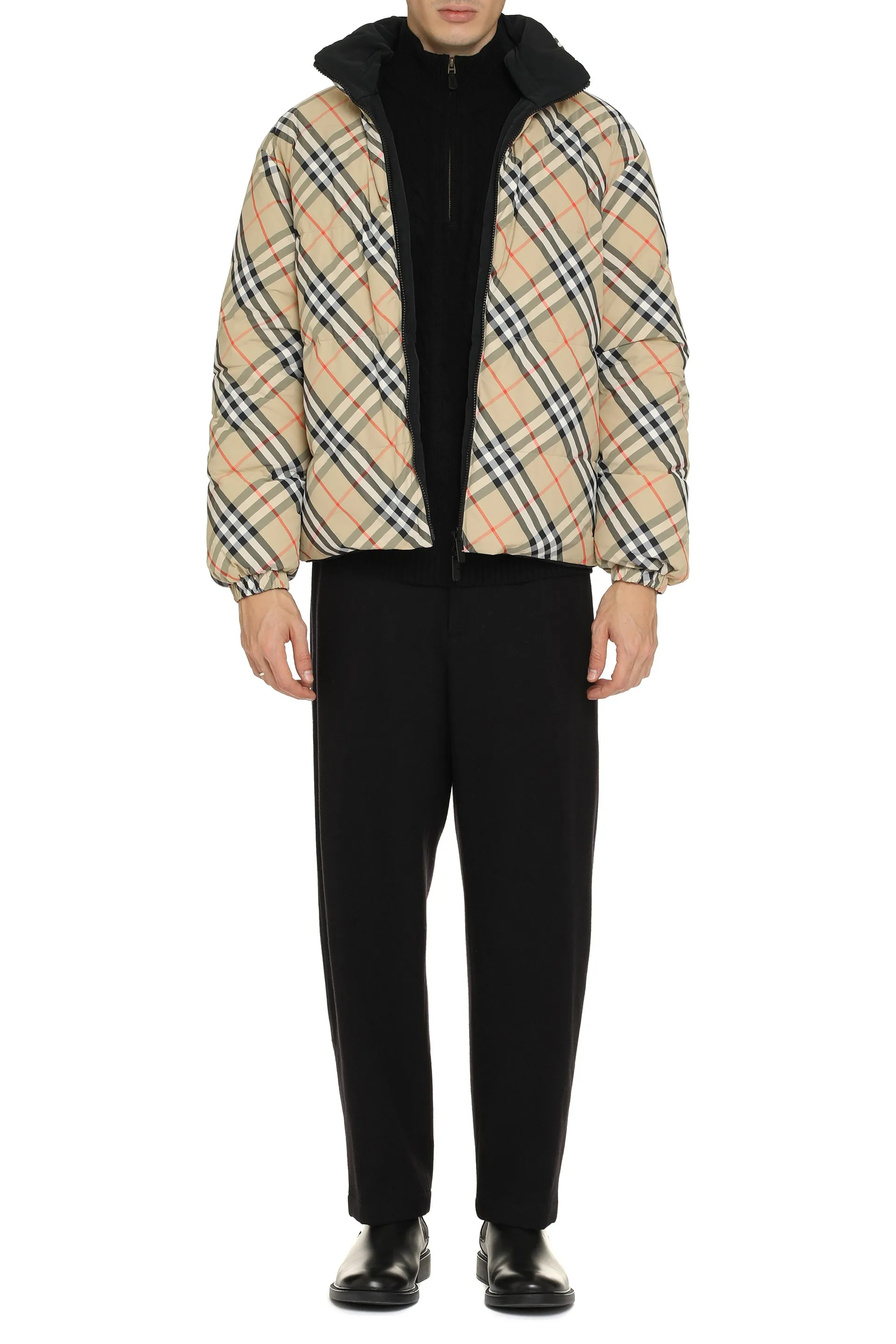 Reversible down jacket