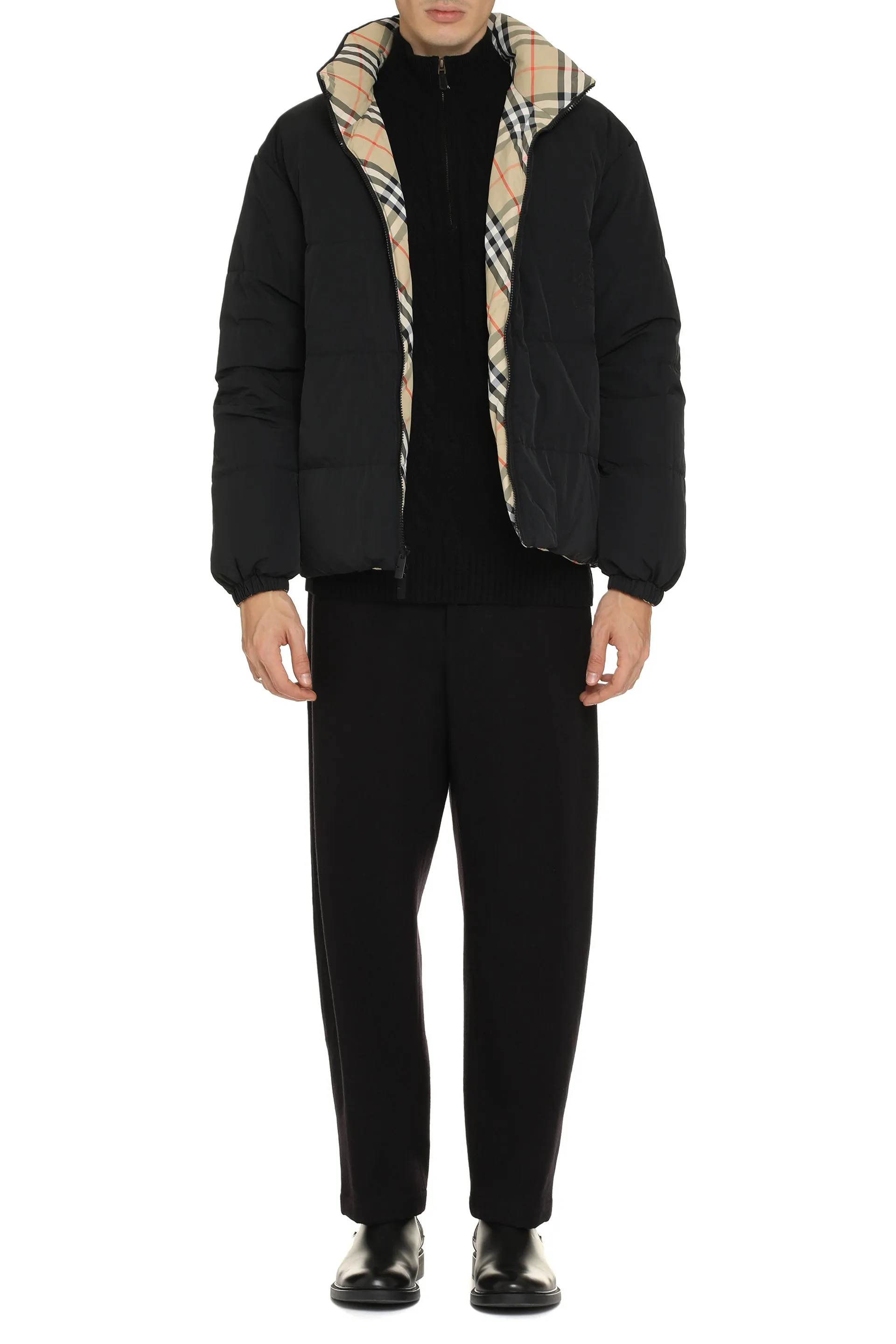 Reversible down jacket