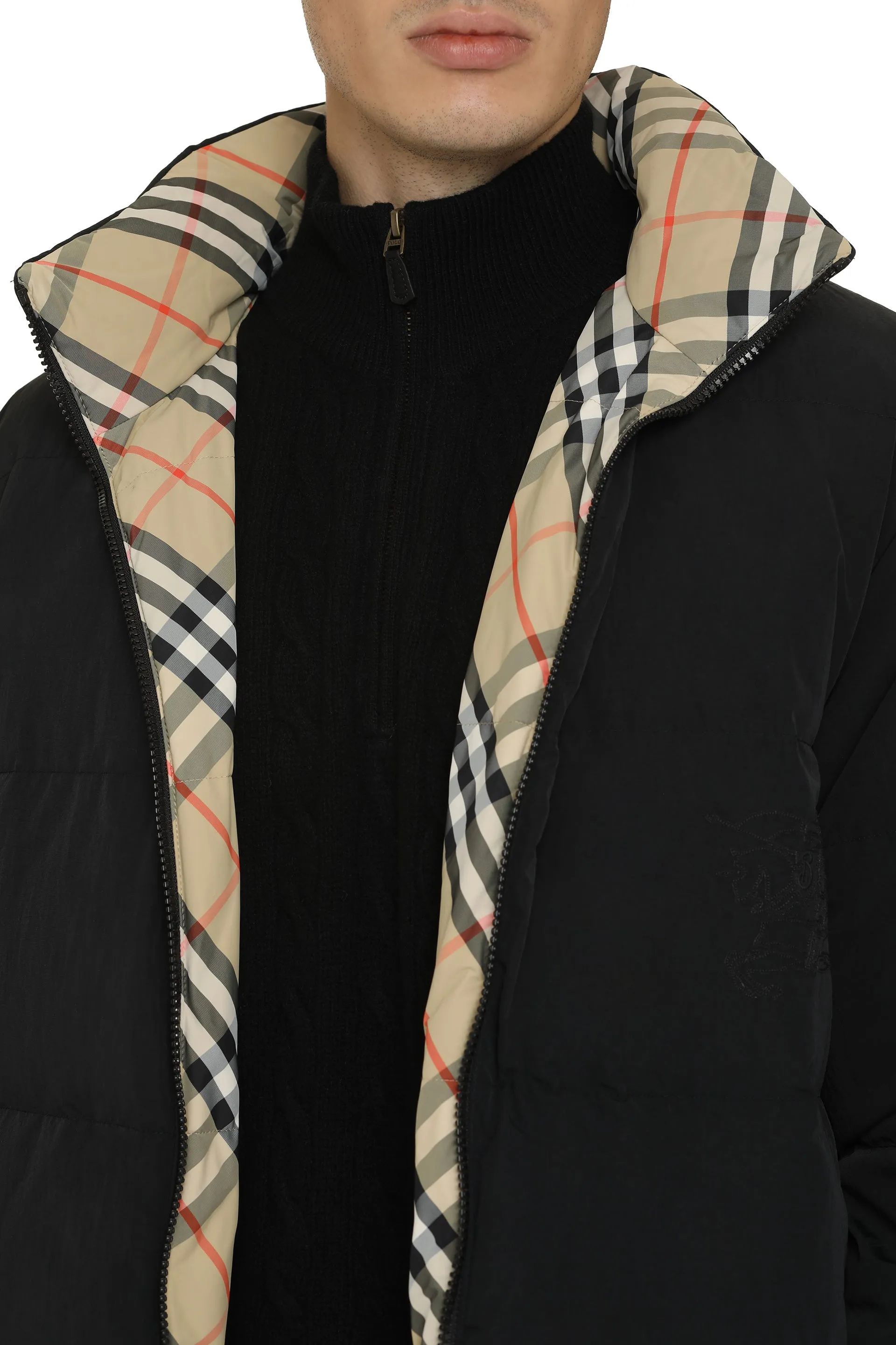 Reversible down jacket