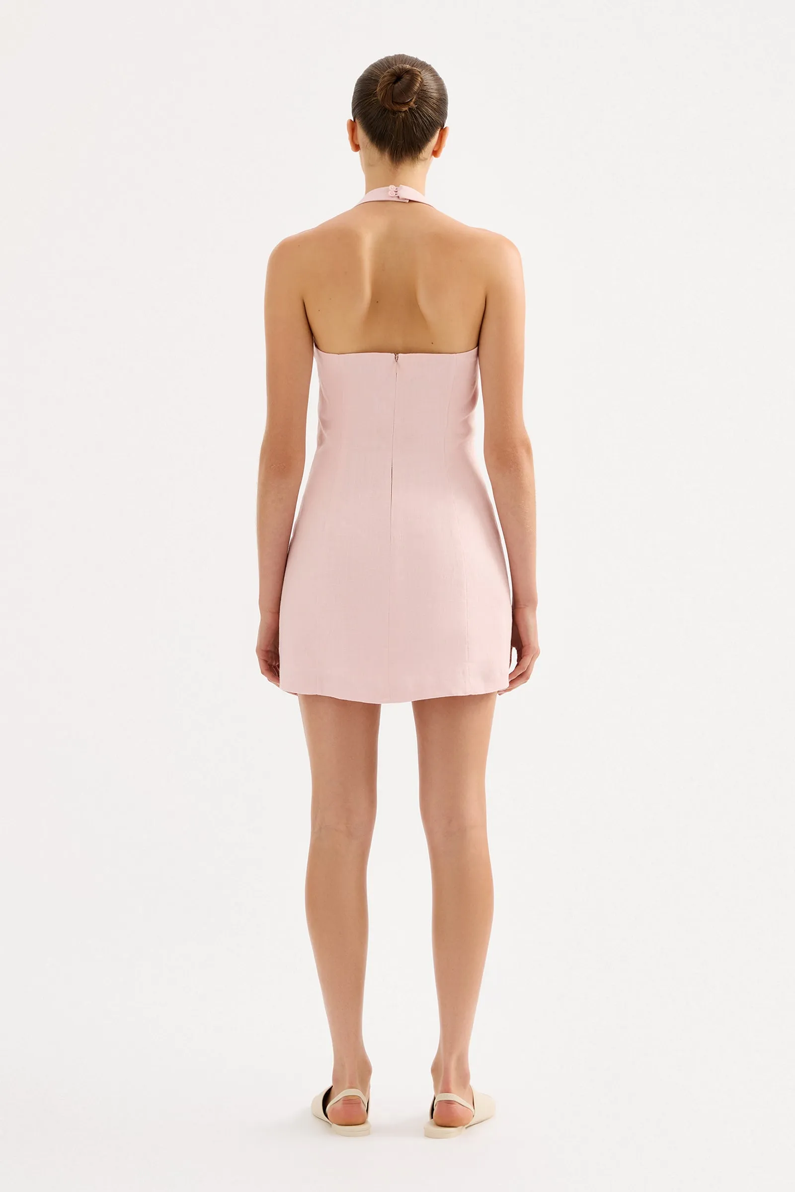 REYES LINEN MINI DRESS