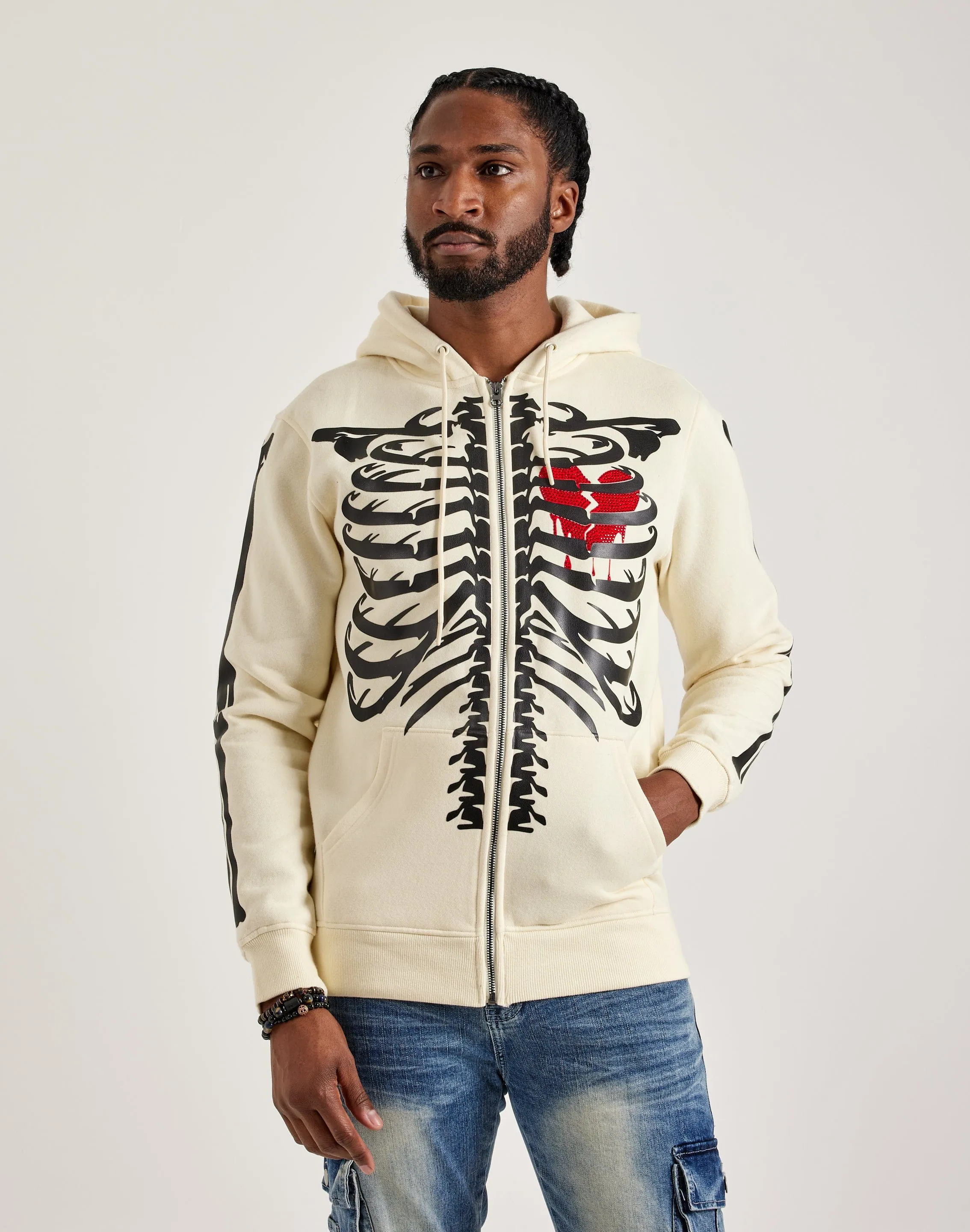 Roku Studio Skeleton Full-Zip Hoodie