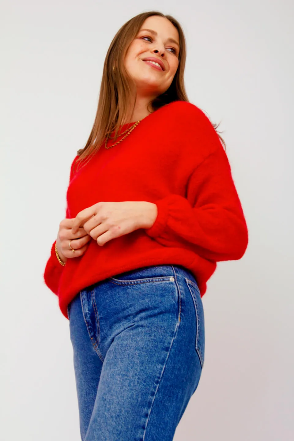 Rosie Gebreide Trui