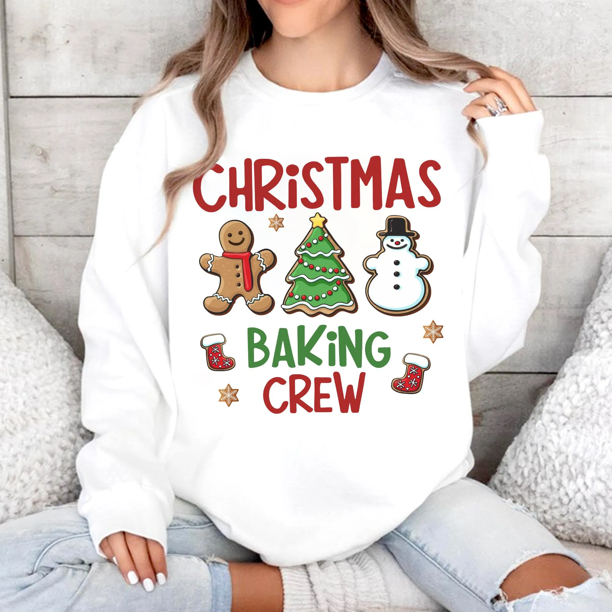 Sandjest Cookie Baking Crew, Family Christmas Shirts, Matching Christmas Shirts, Matching Family Shirts, Christmas Shirts, Holiday Baking Shirt