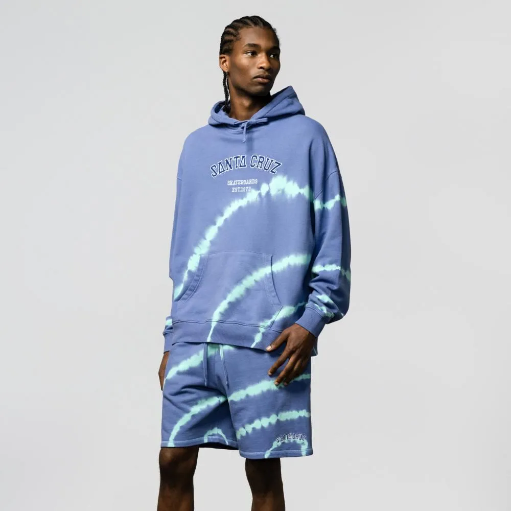 Santa Cruz Hood Collegiate Strip - Hydra Blue Tie Dye