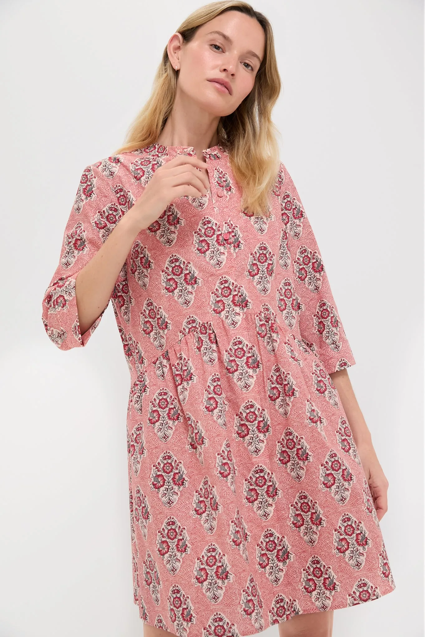 Scarlet Sonata Royal Shirt Dress