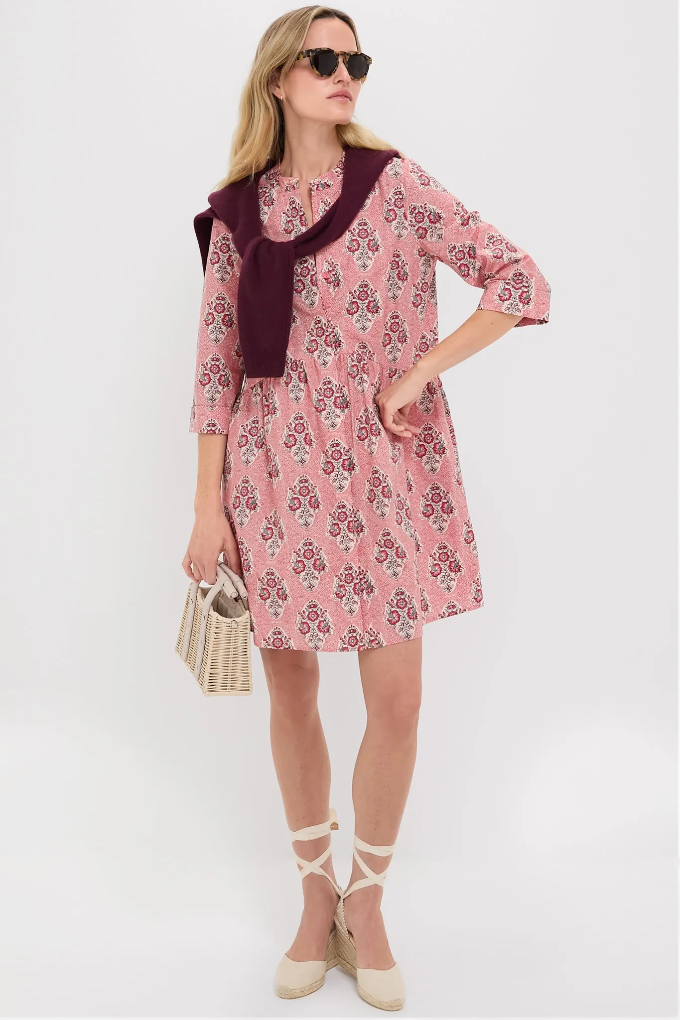 Scarlet Sonata Royal Shirt Dress