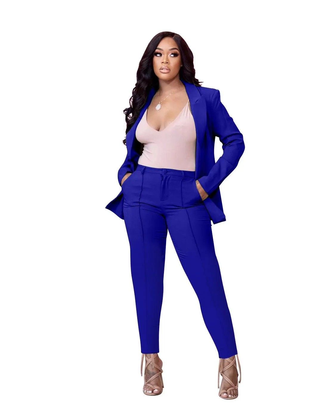 Schoensten Women Blazers   Two Piece Sets