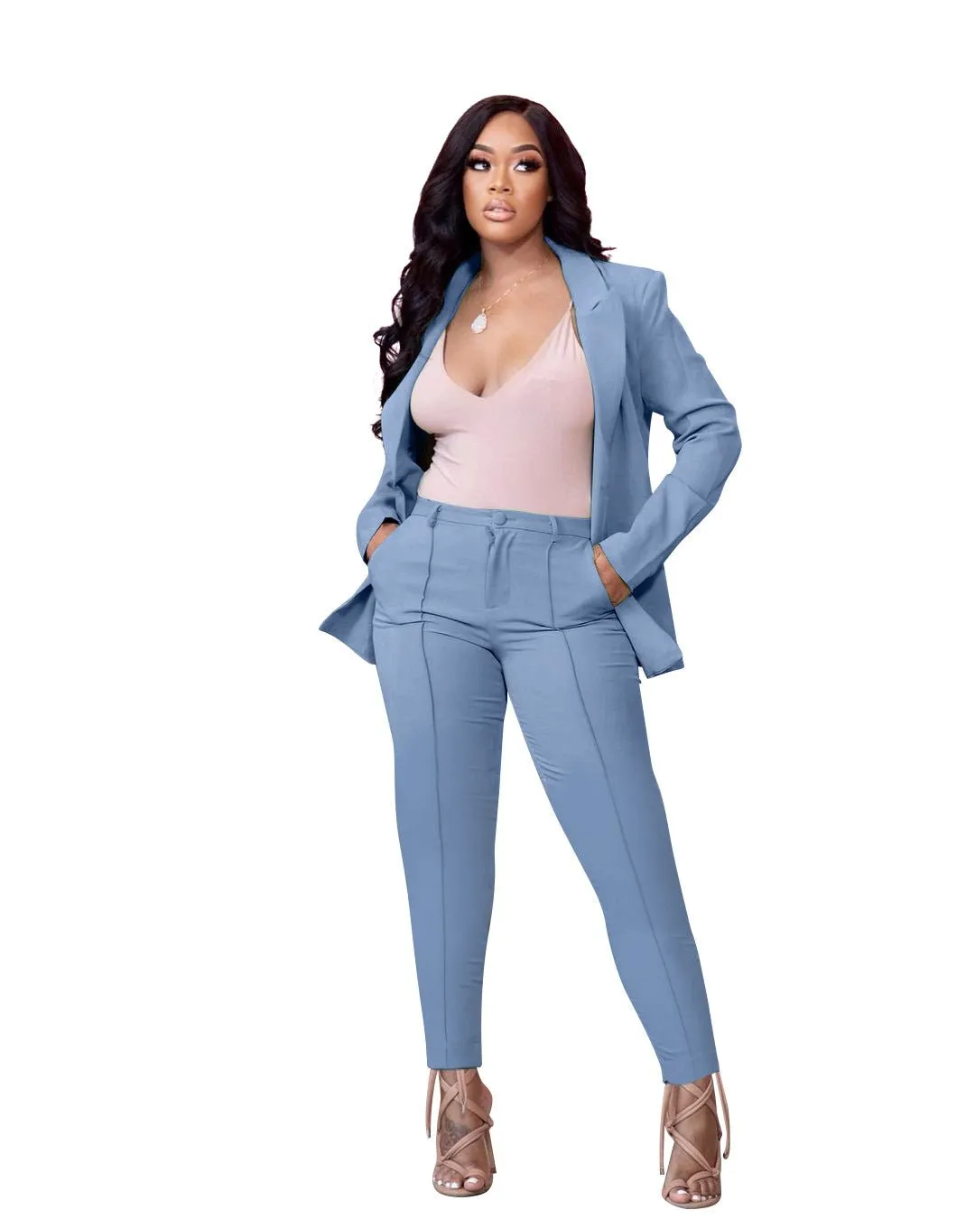 Schoensten Women Blazers   Two Piece Sets