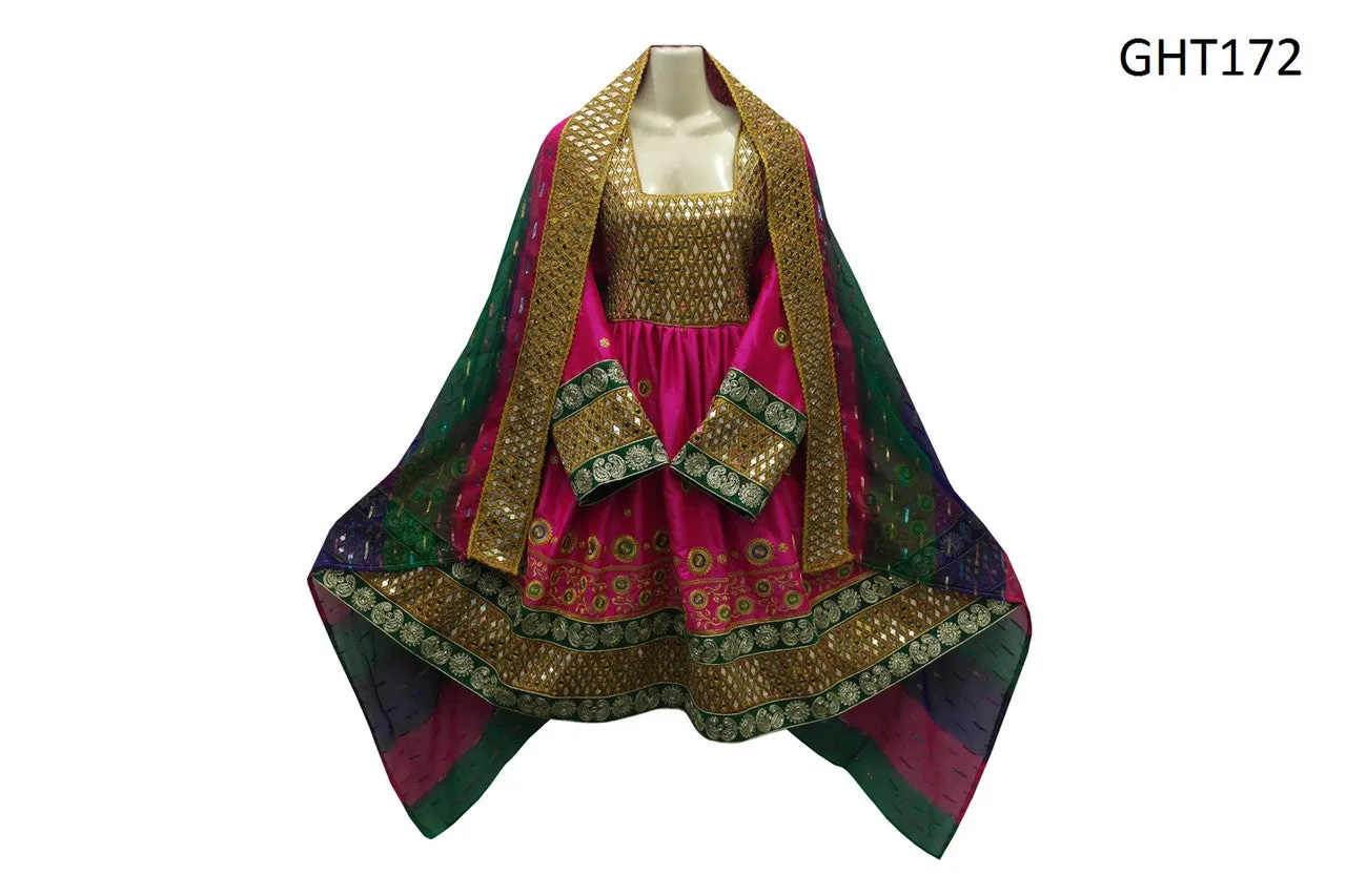 Shop Online Afghan Singer Pink Dress Pashtun Tribal Fashion Bridal Clothes