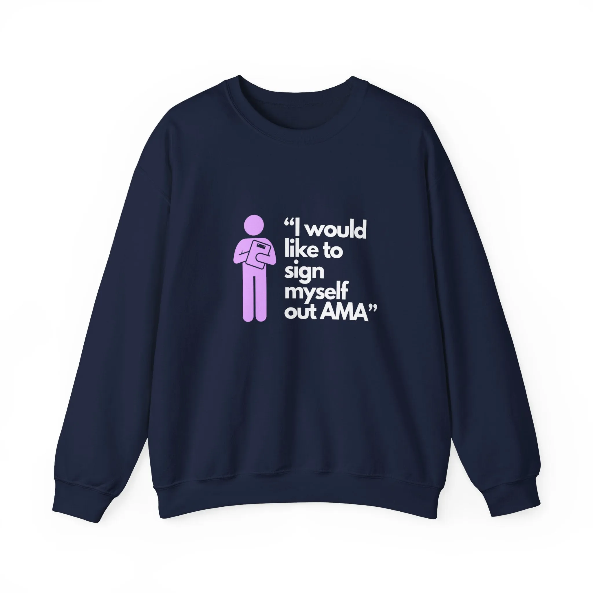 Sign Myself Out AMA Unisex Heavy Blend™ Crewneck Sweatshirt