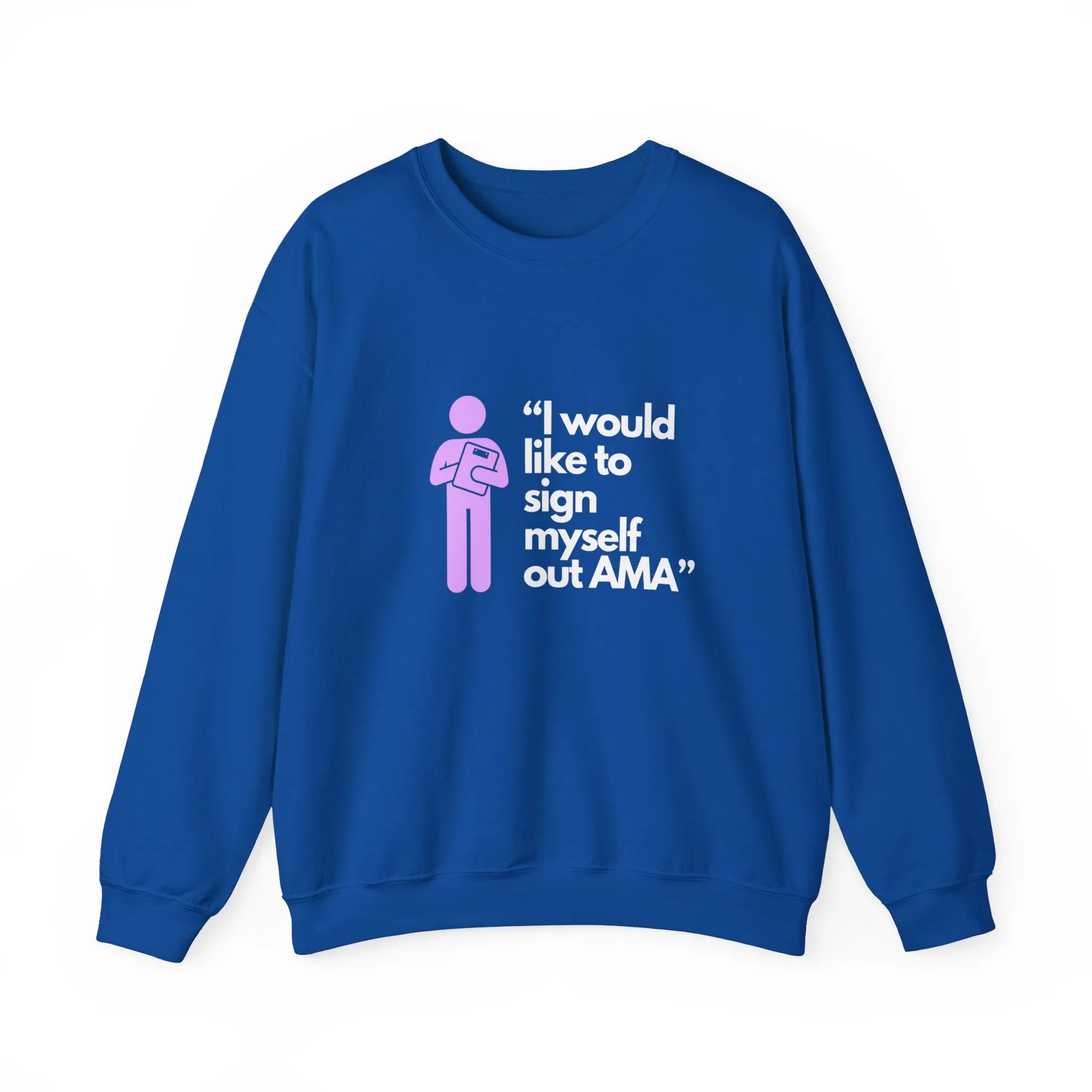 Sign Myself Out AMA Unisex Heavy Blend™ Crewneck Sweatshirt