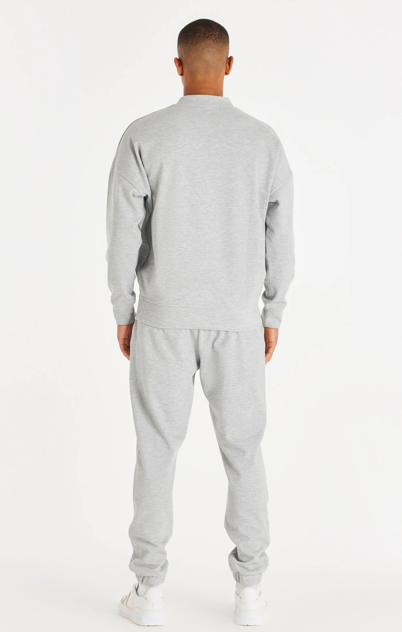 Sik Silk Ss-22310 Textured 89 Sweat Grey Marl
