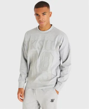Sik Silk Ss-22310 Textured 89 Sweat Grey Marl