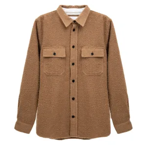 Silas Textured Cotton Wool Overshirt