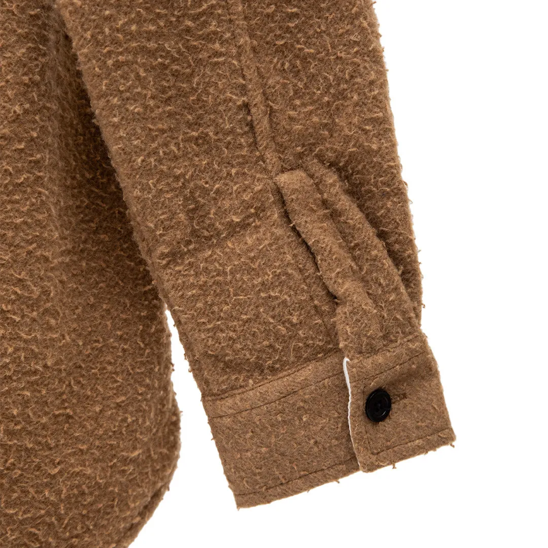 Silas Textured Cotton Wool Overshirt