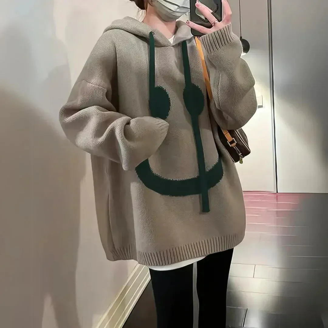 SMILEY | WARM OVERSIZED HOODIE
