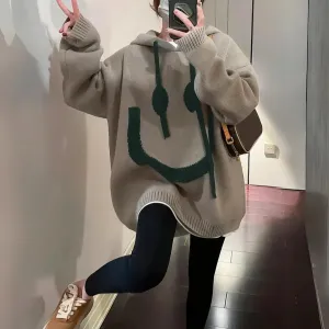 SMILEY | WARM OVERSIZED HOODIE